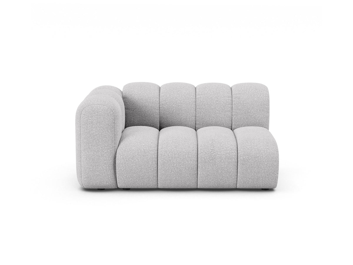 Lupine Boucle Modular Sofa links 2 Sitzer in Light Grey-Baloo präsentiert im Onlineshop von KAQTU Design AG. Modulares Sofa ist von Micadoni