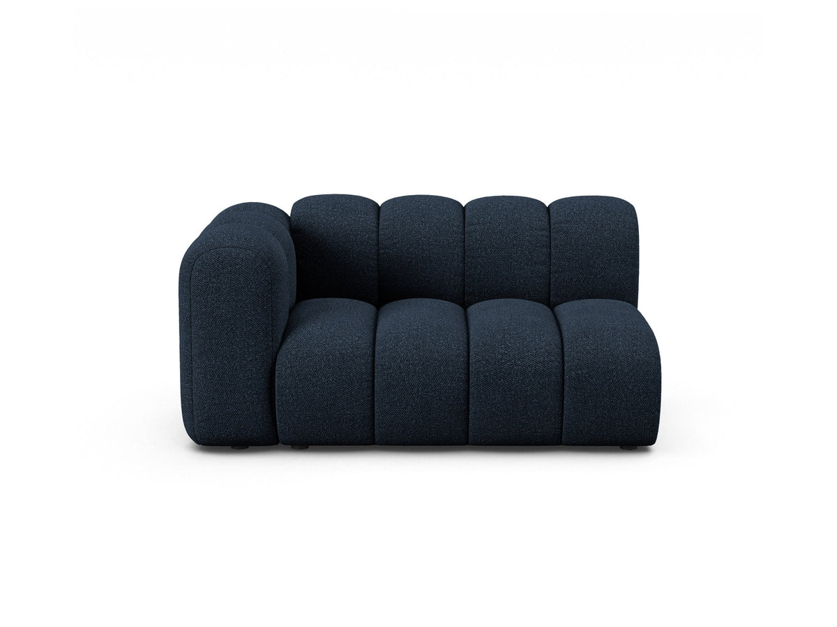 Lupine Boucle Modular Sofa links 2 Sitzer in Dark Blue-Baloo präsentiert im Onlineshop von KAQTU Design AG. Modulares Sofa ist von Micadoni