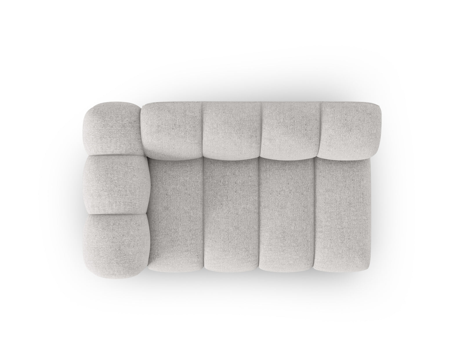 Lupine Modular Sofa links 2 Sitzer in Light Grey präsentiert im Onlineshop von KAQTU Design AG. Modulares Sofa ist von Micadoni