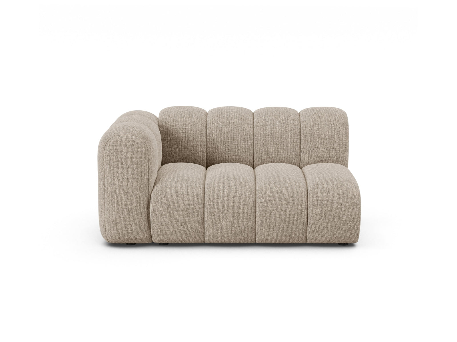 Lupine Modular Sofa links 2 Sitzer in Dark Beige-Eden präsentiert im Onlineshop von KAQTU Design AG. Modulares Sofa ist von Micadoni