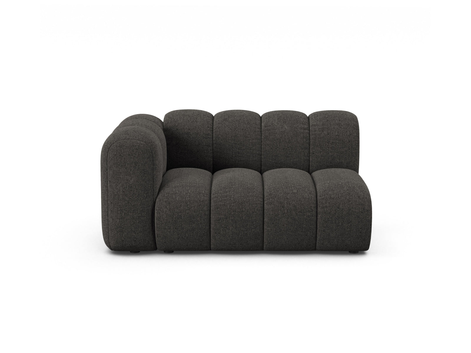 Lupine Modular Sofa links 2 Sitzer in Dark Grey-Eden präsentiert im Onlineshop von KAQTU Design AG. Modulares Sofa ist von Micadoni
