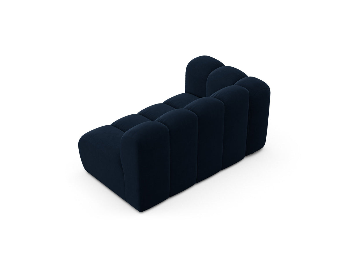 Lupine Velour links Modular Sofa 2 Sitzer in Royal Blue-Salvador präsentiert im Onlineshop von KAQTU Design AG. Modulares Sofa ist von Micadoni