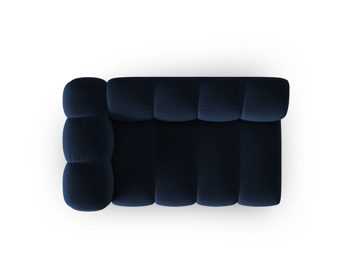 Lupine Velour links Modular Sofa 2 Sitzer in Royal Blue-Salvador präsentiert im Onlineshop von KAQTU Design AG. Modulares Sofa ist von Micadoni