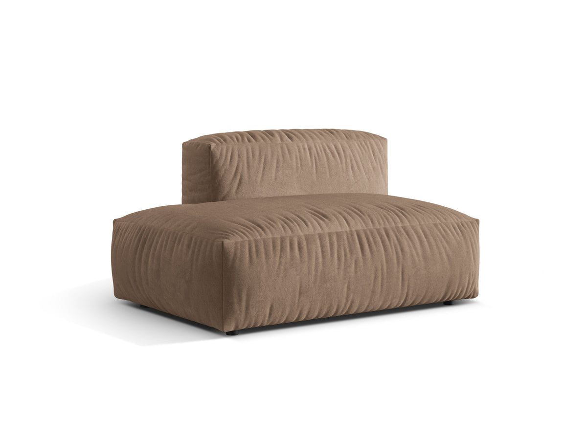 Martina Sofa links 2 Sitzer in Dark Beige-Vogue präsentiert im Onlineshop von KAQTU Design AG. Modulares Sofa ist von Micadoni