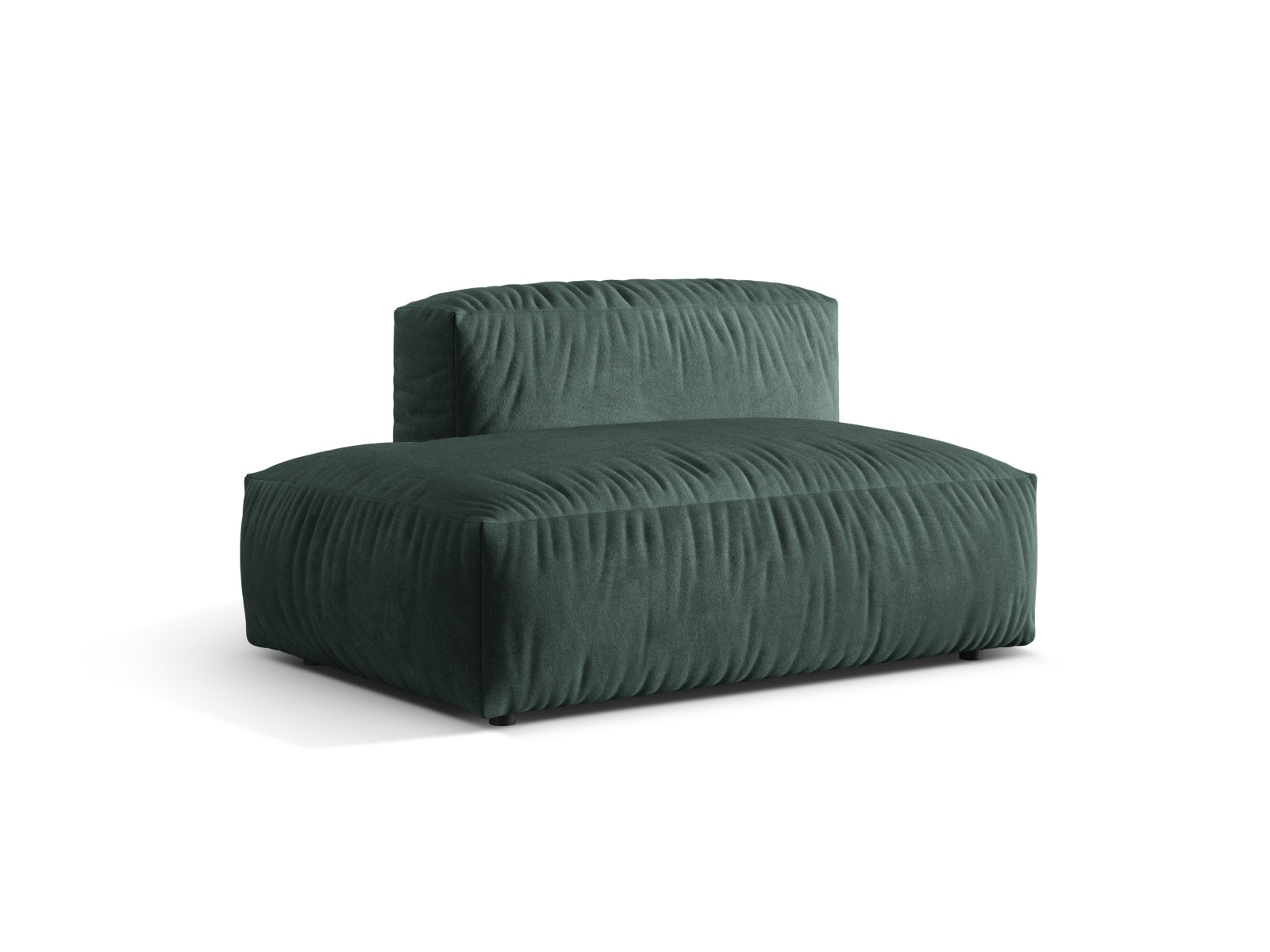 Elegantes Martina Sofa links im 2-Sitzer-Design, in stilvollem Petrol-Vogue, ideal für moderne Wohnräume. Von Micadoni.