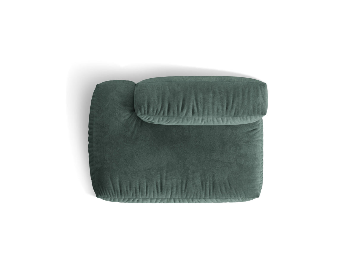 Martina Sofa links 2 Sitzer in Petrol-Vogue präsentiert im Onlineshop von KAQTU Design AG. Modulares Sofa ist von Micadoni