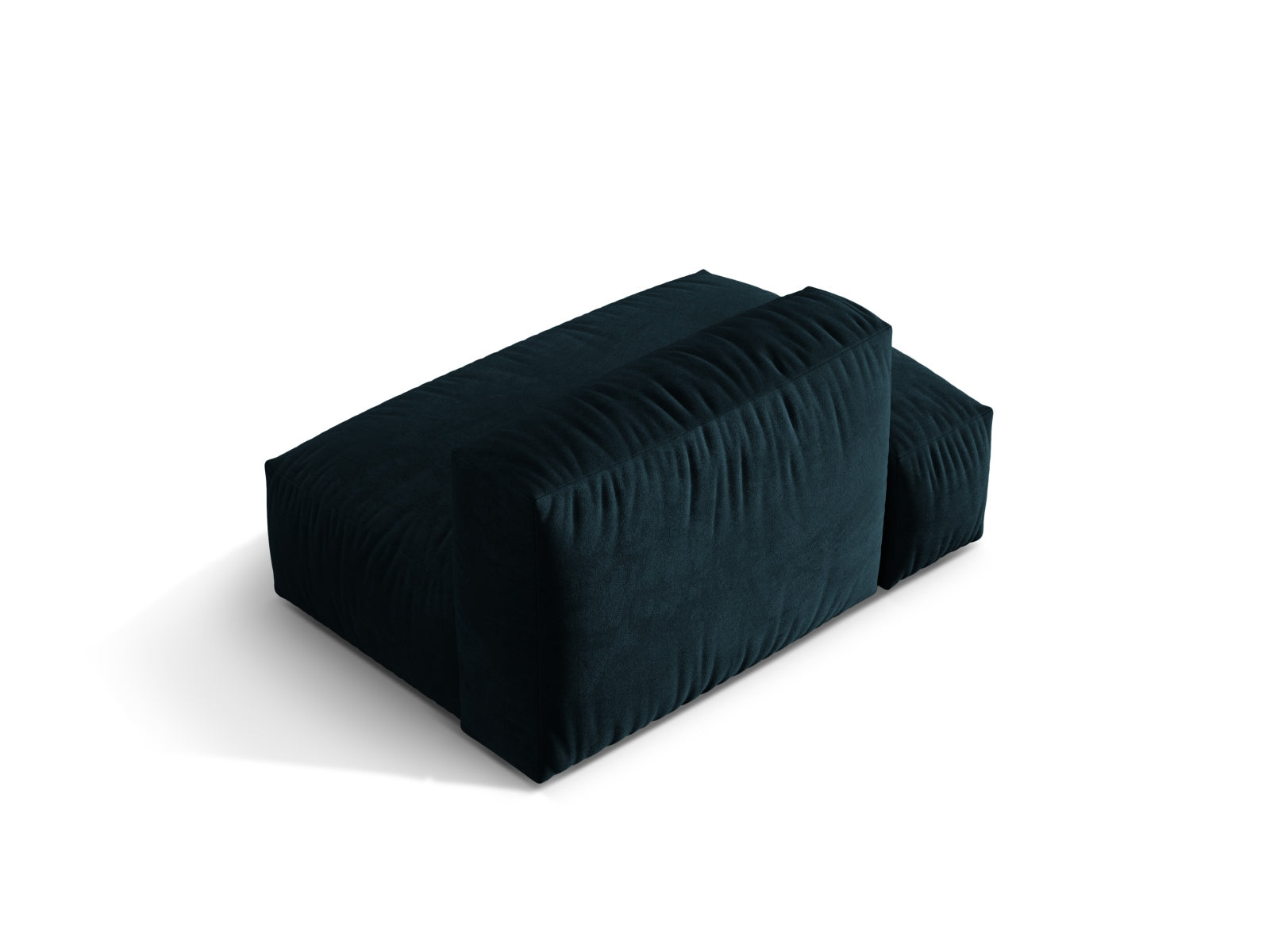 Modernes 2-Sitzer Sofa Martina links in edlem Petrol, perfekt für gemütliche und stilvolle Wohnbereiche. Hochwertige Qualität von Micadoni.