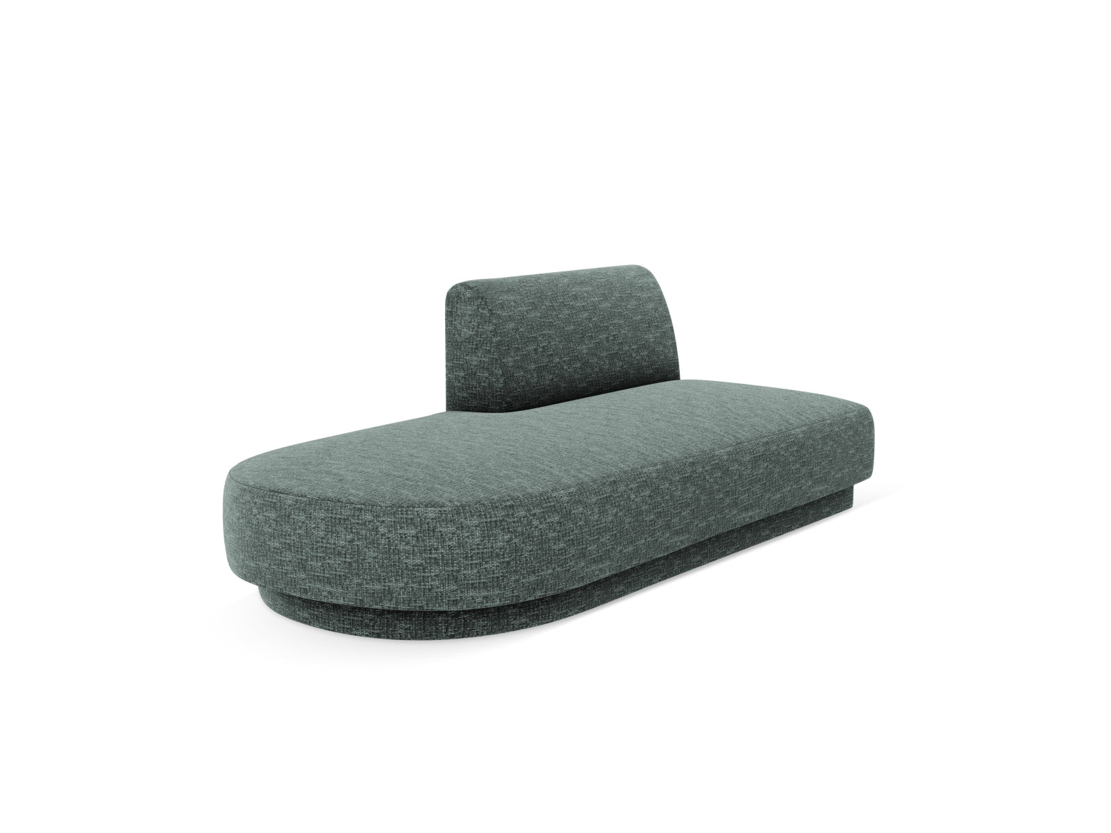 Miley Sitting Module Open links 2 Sitzer in Petrol präsentiert im Onlineshop von KAQTU Design AG. Modulares Sofa ist von Micadoni