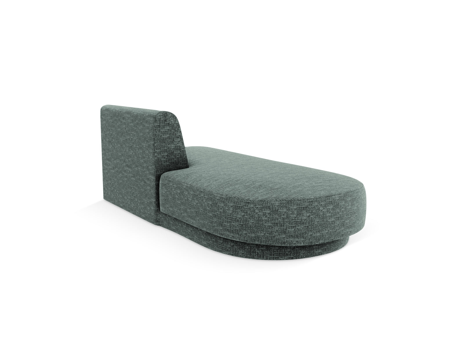 Gemütliches Miley Sitting Module Open links 2 Sitzer in stilvollem Petrol-Haga, ideal für moderne Wohnräume und vielseitige Gestaltung.