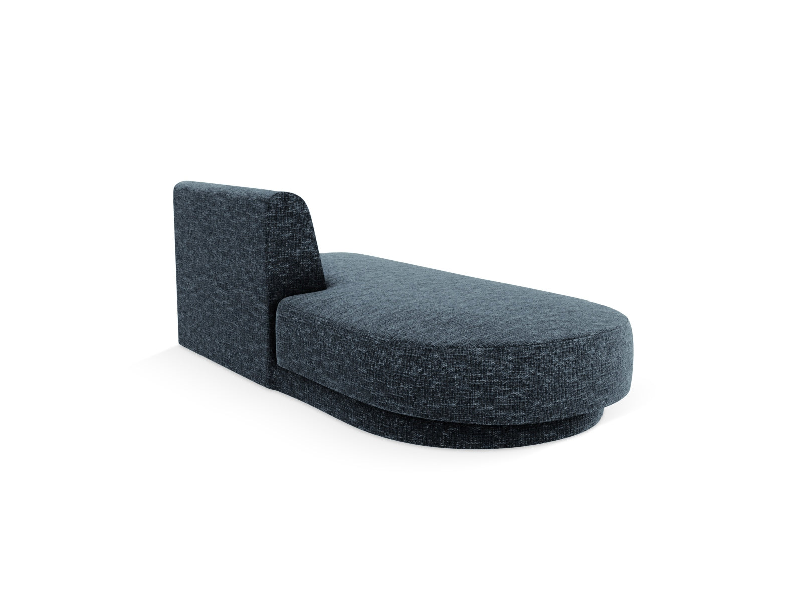 Elegantes Miley Sitting Module Open links 2 Sitzer in Royal Blue-Haga, ideal für stilvolle Wohnräume. Modulares Sofa von Micadoni.