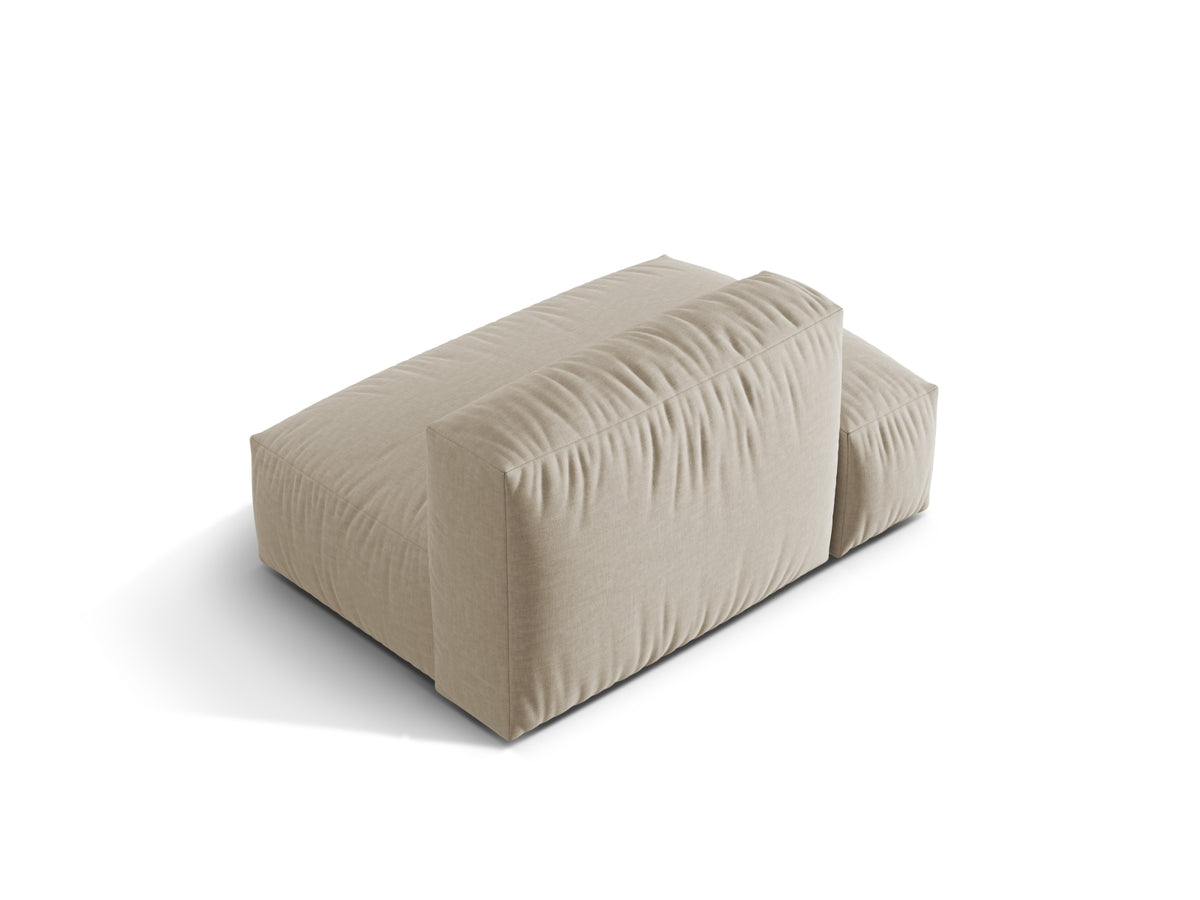 Martina Sofa links 2 Sitzer in Light Beige-Boston präsentiert im Onlineshop von KAQTU Design AG. L-Sofa links ist von Micadoni