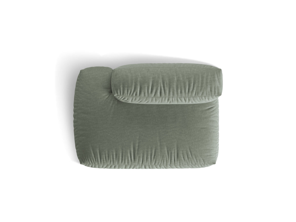 Martina Sofa links 2 Sitzer in Moss Green-Boston präsentiert im Onlineshop von KAQTU Design AG. Modulares Sofa ist von Micadoni