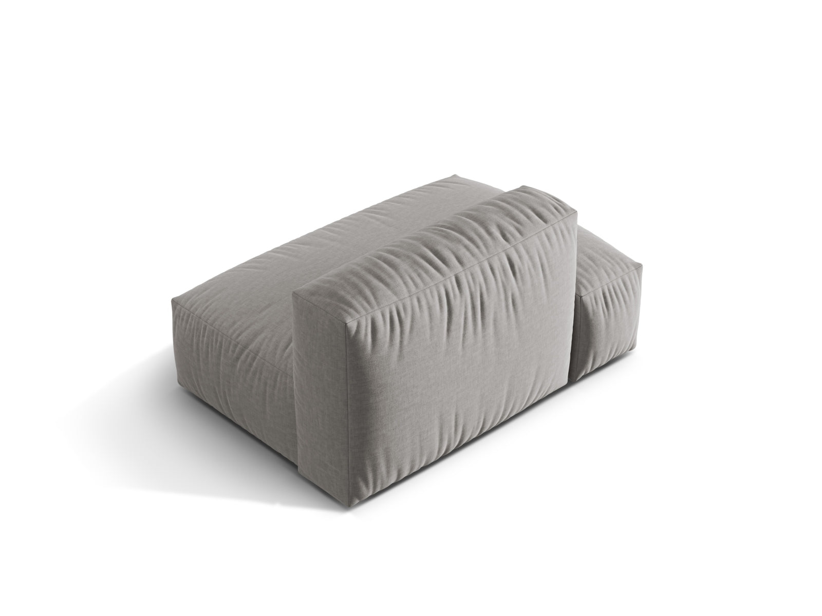 Elegantes linksseitiges 2-Sitzer Sofa Martina in stilvollem Grau, ideal für stilvolle Wohnräume. Hochwertige Verarbeitung von Micadoni.