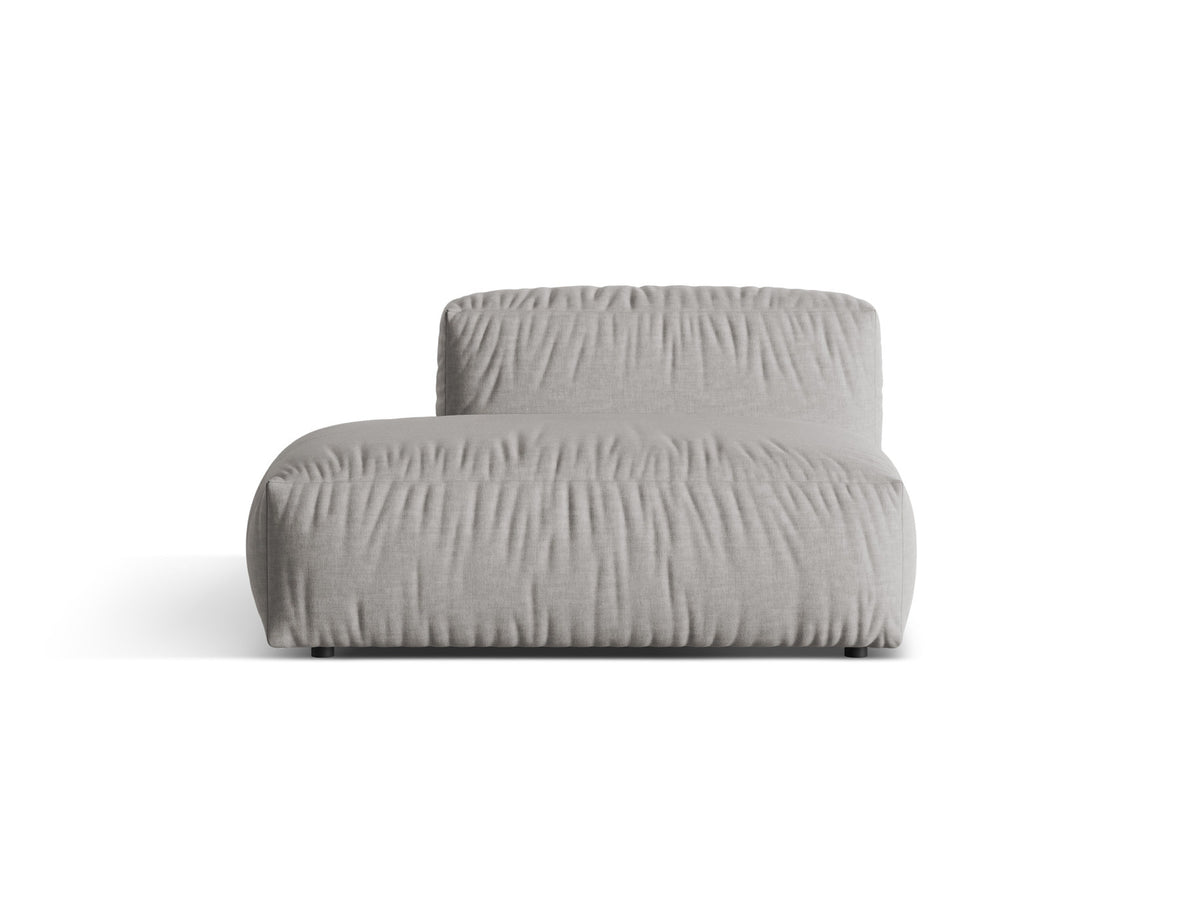 Martina Sofa links 2 Sitzer in Light Grey-Boston präsentiert im Onlineshop von KAQTU Design AG. Modulares Sofa ist von Micadoni