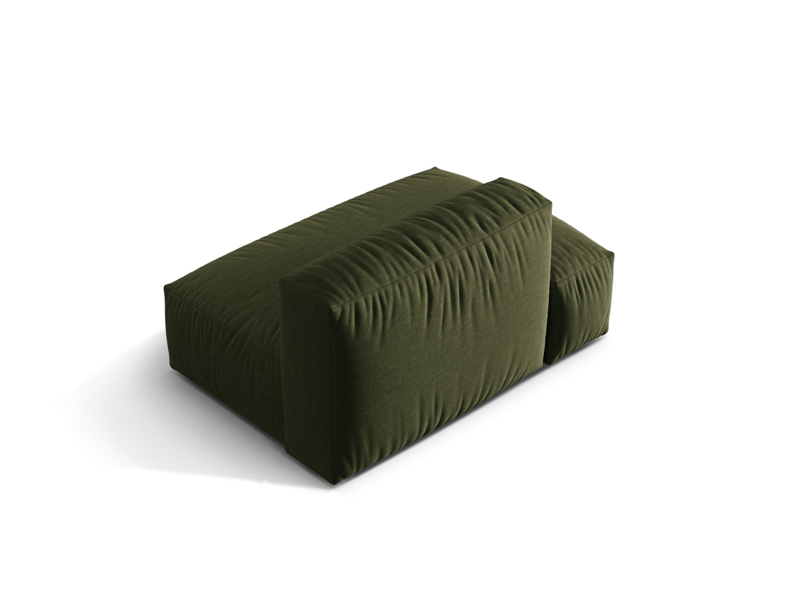Stylisches Martina 2-Sitzer Sofa links in ansprechendem Grünton, perfekt für zeitgemäße Inneneinrichtungen. Hochwertige Qualität von Micadoni.