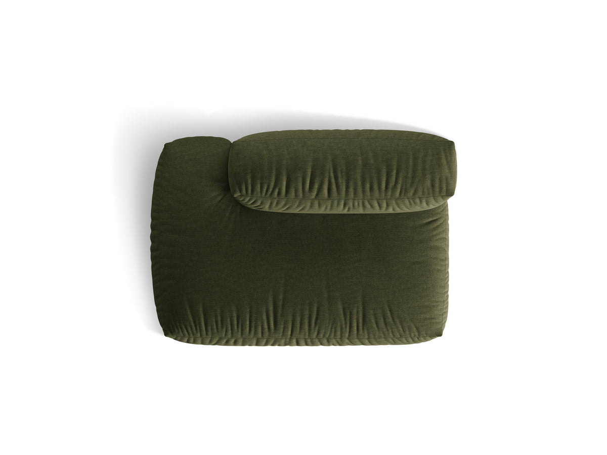 Martina Sofa links 2 Sitzer in Green-Boston präsentiert im Onlineshop von KAQTU Design AG. Modulares Sofa ist von Micadoni