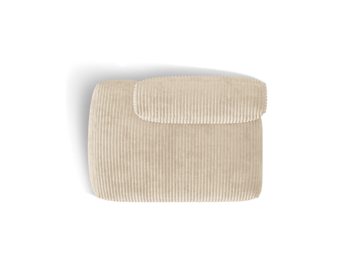 Martina Sofa links 2 Sitzer in Light Beige-Tilia präsentiert im Onlineshop von KAQTU Design AG. L-Sofa links ist von Micadoni