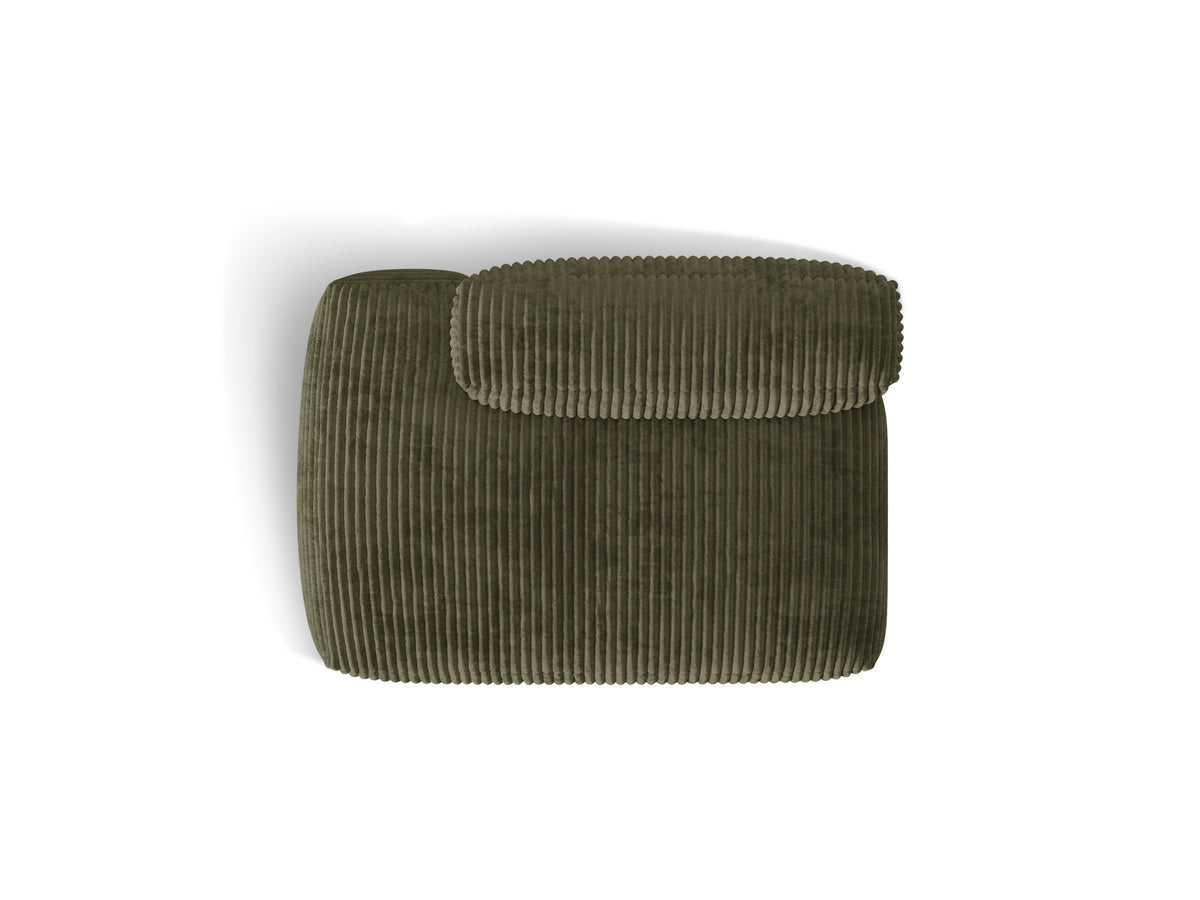 Martina Sofa links 2 Sitzer in Moss Green-Tilia präsentiert im Onlineshop von KAQTU Design AG. Modulares Sofa ist von Micadoni