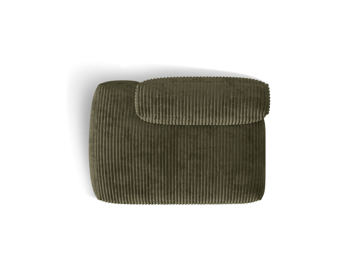 Martina Sofa links 2 Sitzer in Moss Green-Tilia präsentiert im Onlineshop von KAQTU Design AG. L-Sofa links ist von Micadoni