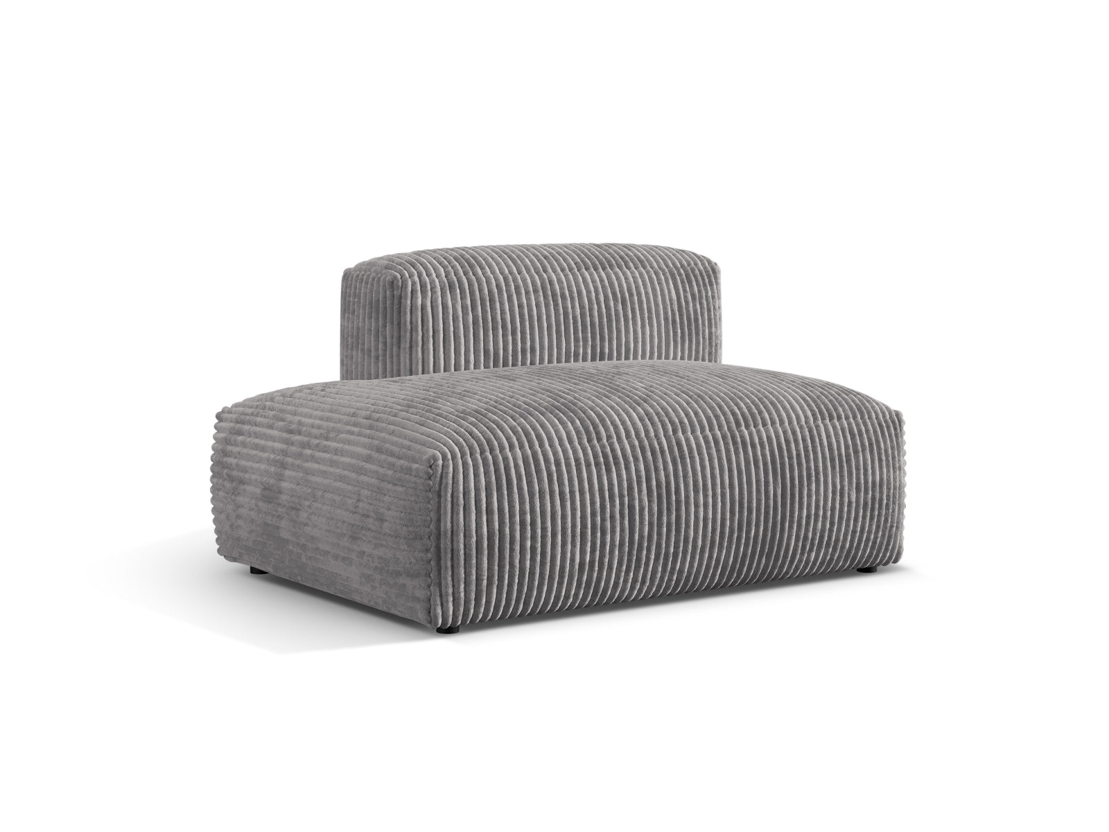 Elegantes Martina Sofa links 2 Sitzer in sanftem Light Grey-Tilia, ideal für stilvolle Wohnräume, erhältlich bei KAQTU Design AG.