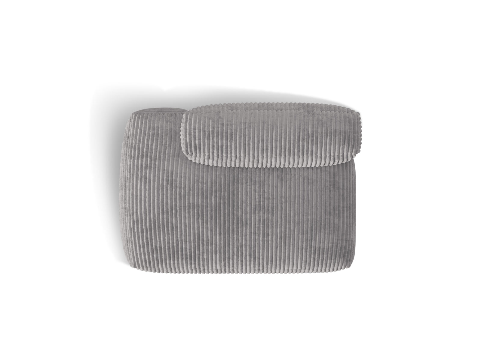 Elegantes Martina 2-Sitzer Sofa in hellem Grau, ideal für stilvolle Wohnzimmer und entspannte Atmosphäre, erhältlich bei Micadoni.