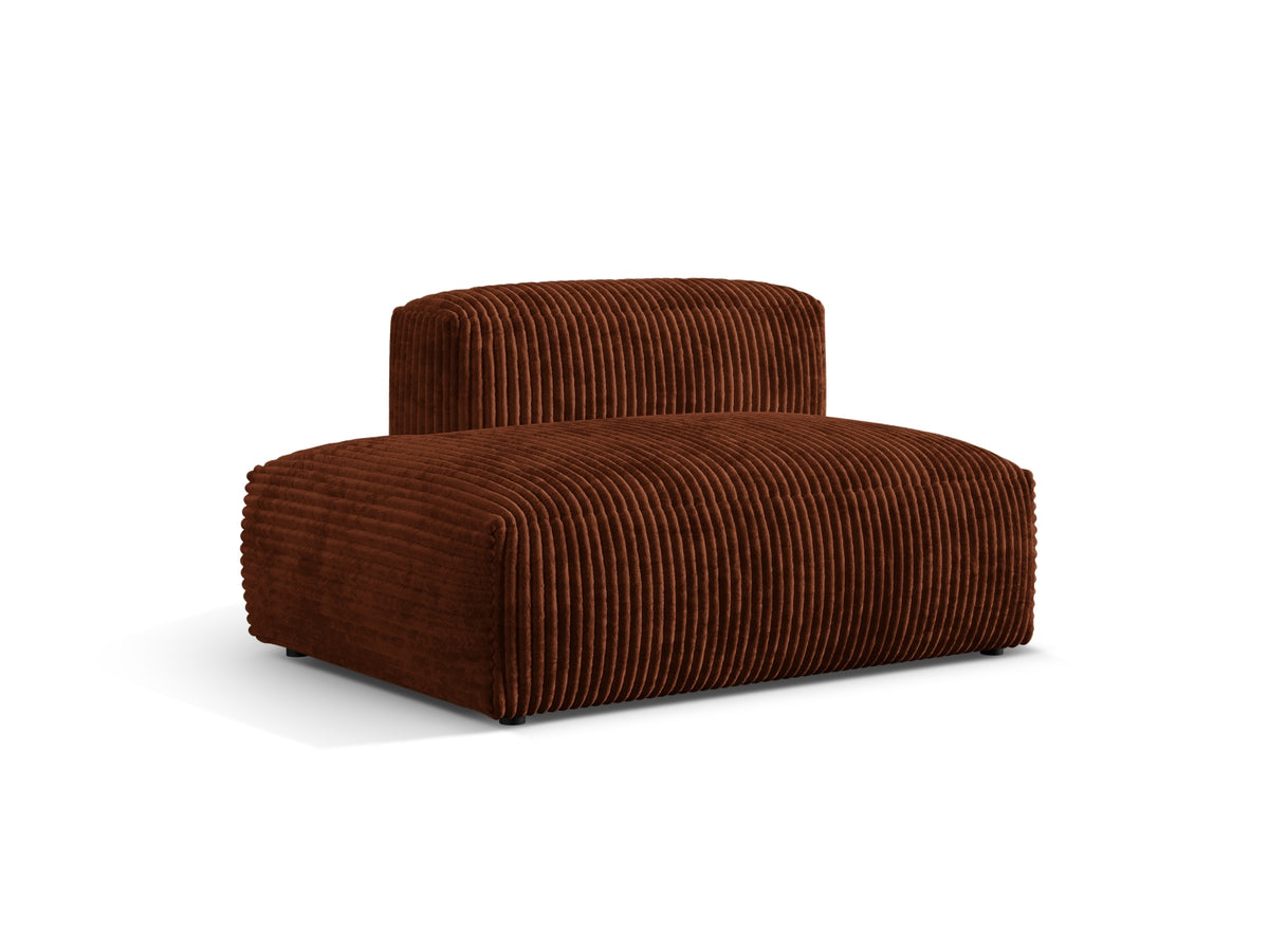Martina Sofa links 2 Sitzer in Brick-Tilia präsentiert im Onlineshop von KAQTU Design AG. L-Sofa links ist von Micadoni