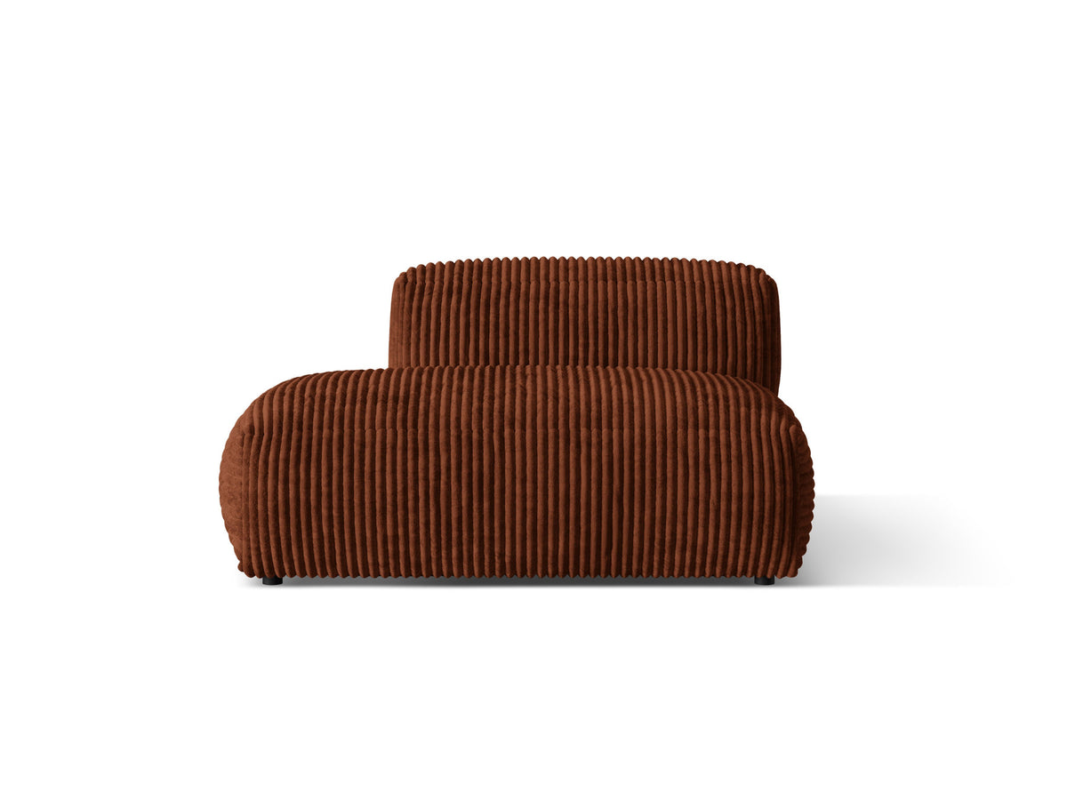 Martina Sofa links 2 Sitzer in Brick-Tilia präsentiert im Onlineshop von KAQTU Design AG. Modulares Sofa ist von Micadoni
