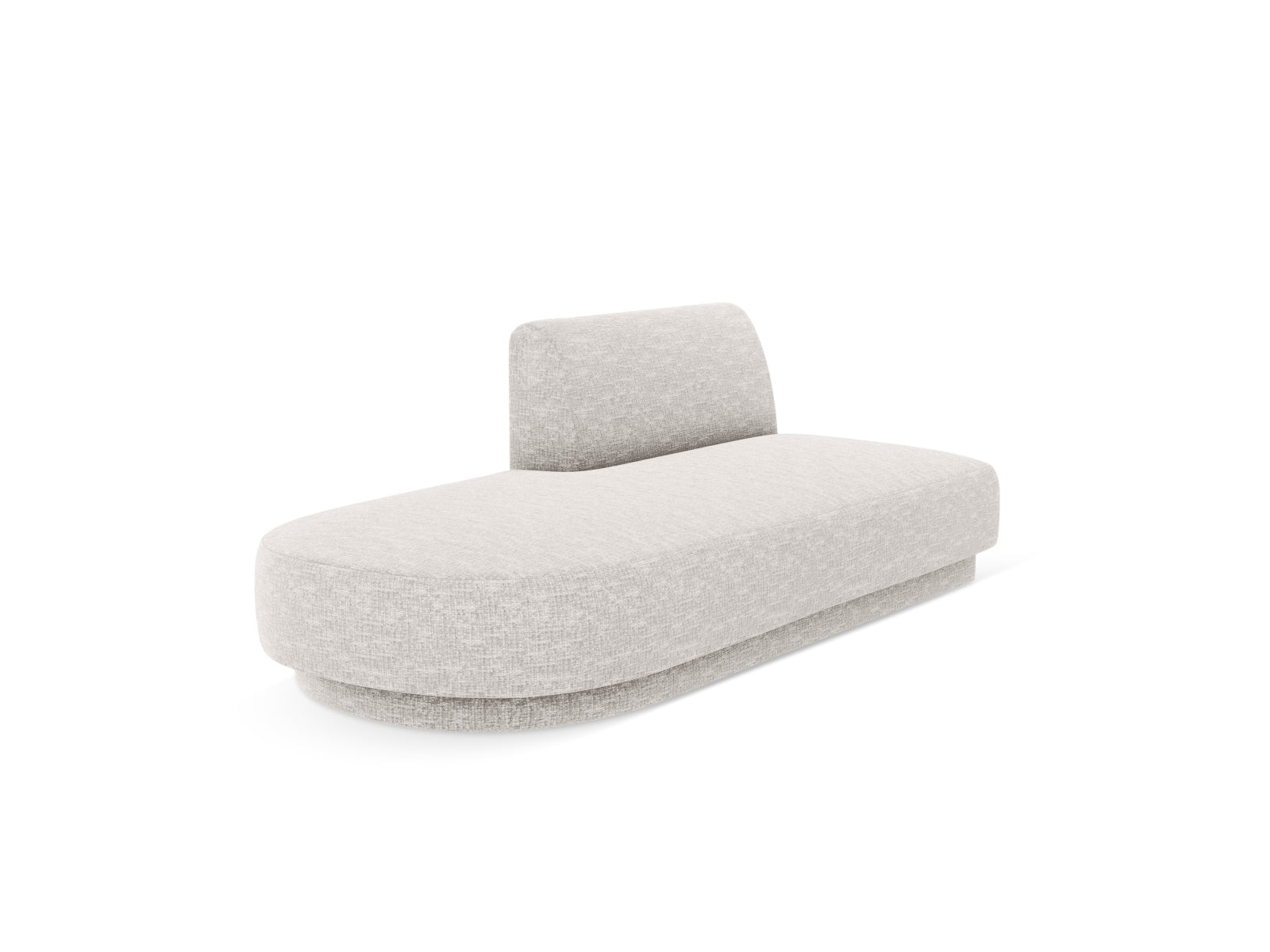 Miley Sitting Module Open links 2 Sitzer in Silver-Eden präsentiert im Onlineshop von KAQTU Design AG. Modulares Sofa ist von Micadoni