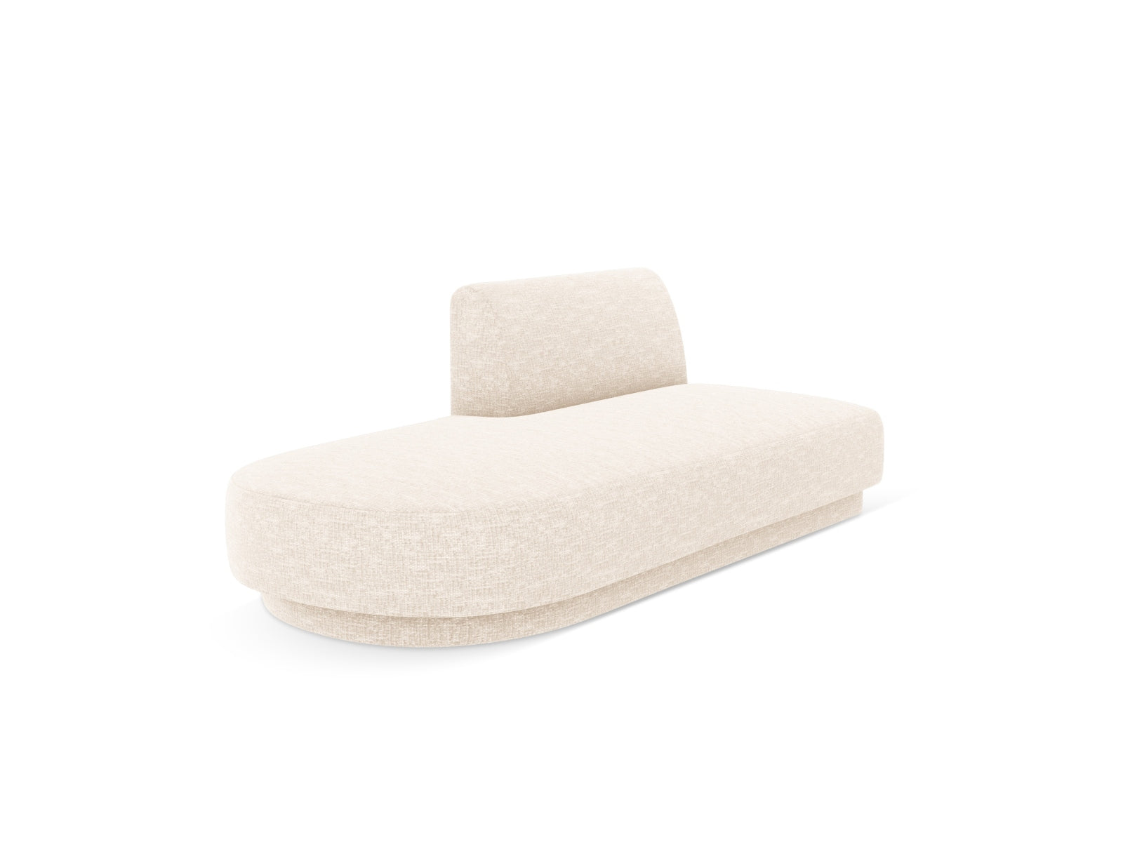 Miley Sitting Module Open links 2 Sitzer in Ivory-Eden präsentiert im Onlineshop von KAQTU Design AG. Modulares Sofa ist von Micadoni