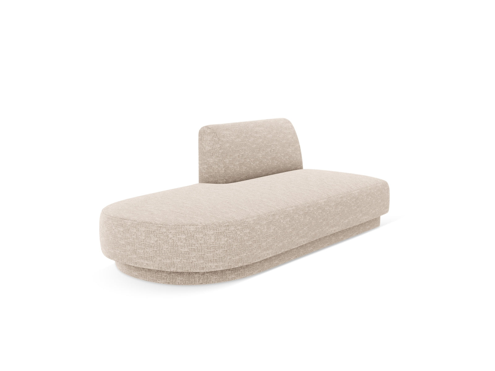 Miley Sitting Module Open links 2 Sitzer in Beige präsentiert im Onlineshop von KAQTU Design AG. Modulares Sofa ist von Micadoni