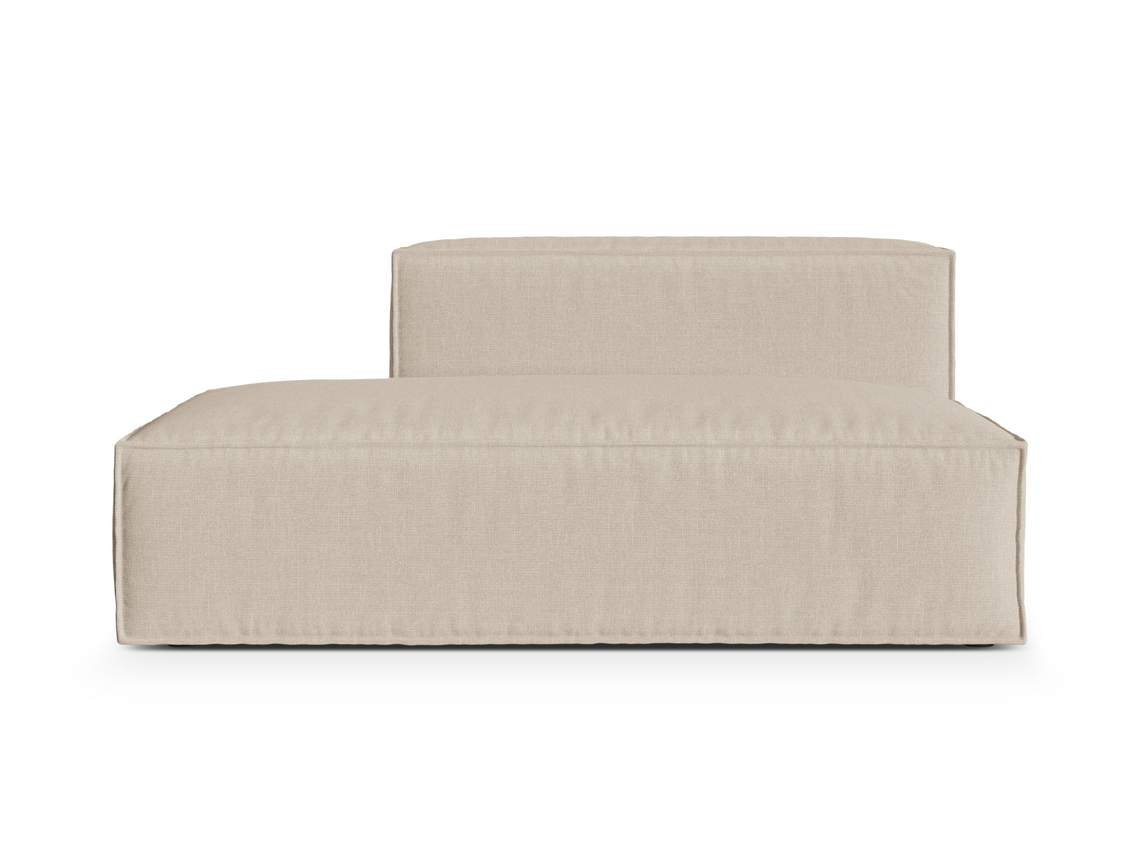 Elegantes, modulares 3-Sitzer Sofa Nuria von Micadoni, linksseitig, vereint modernes Design mit vielseitiger Nutzung für jeden Wohnraum.