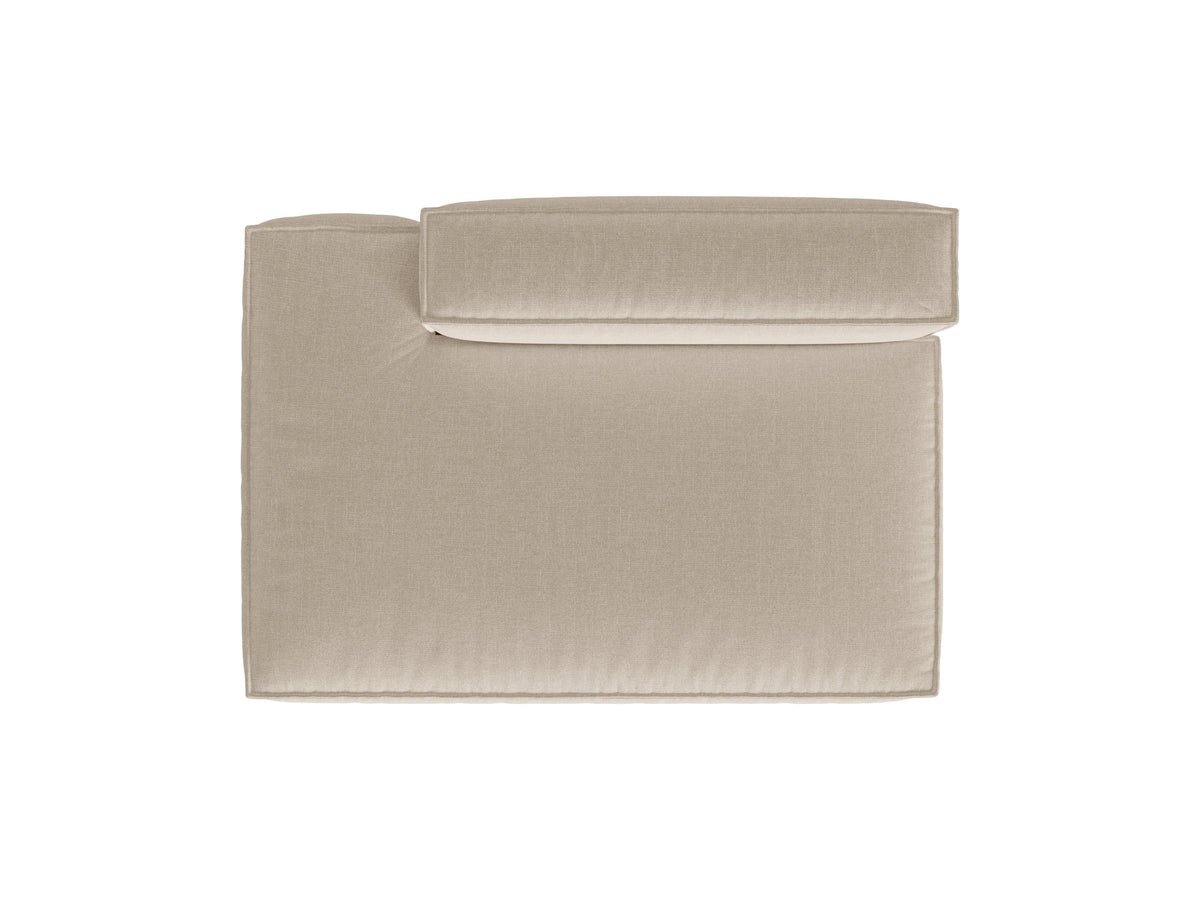 3-Sitzer Modulares Sofa links Nuria in Beige-Liberty präsentiert im Onlineshop von KAQTU Design AG. Modulares Sofa ist von Micadoni