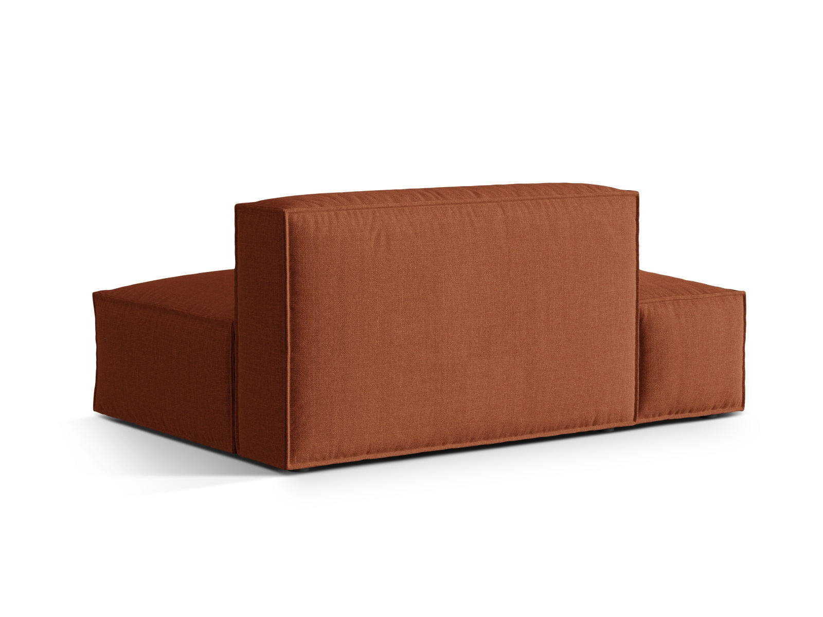 Stilvolles modulares 3-Sitzer Sofa links Nuria im Brick-Liberty Design, perfekt für zeitgemäße und einladende Wohnumgebungen.