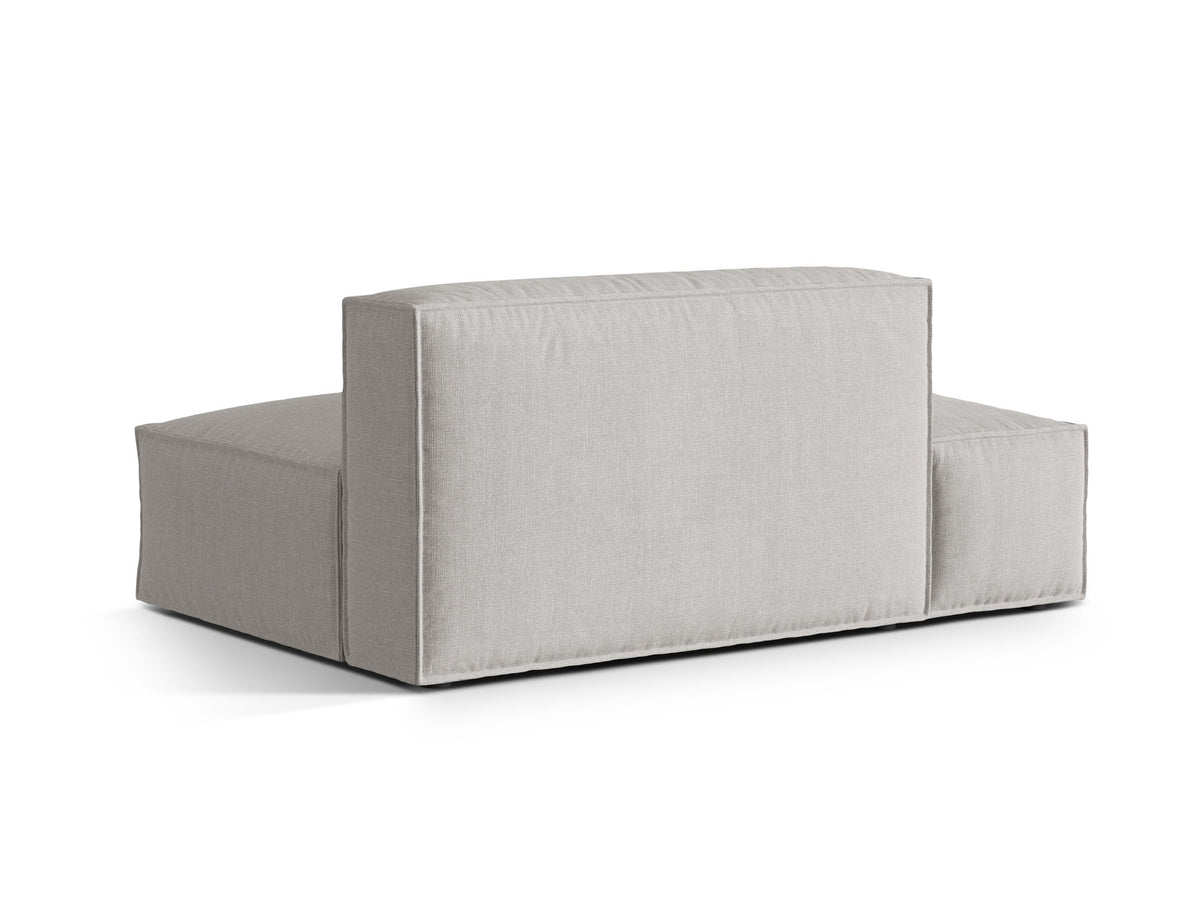 3-Sitzer Modulares Sofa links Nuria in Light Grey-Liberty präsentiert im Onlineshop von KAQTU Design AG. Modulares Sofa ist von Micadoni