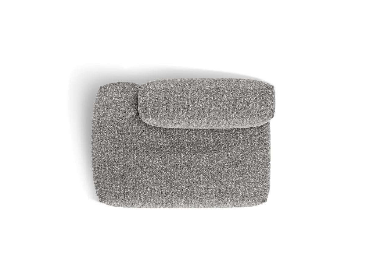 2-Sitzer Sofaelement links Martina in Graphite-Monet präsentiert im Onlineshop von KAQTU Design AG. Modulares Sofa ist von Micadoni