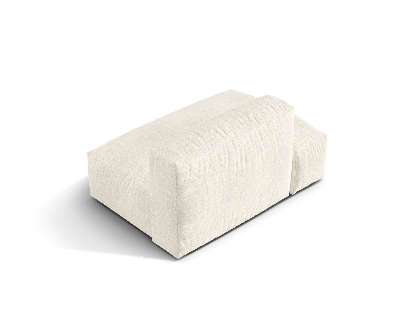 Elegantes 2-Sitzer Sofaelement links Martina in Ivory-Monet, ideal für stilvolle und flexible Wohnkonzepte.