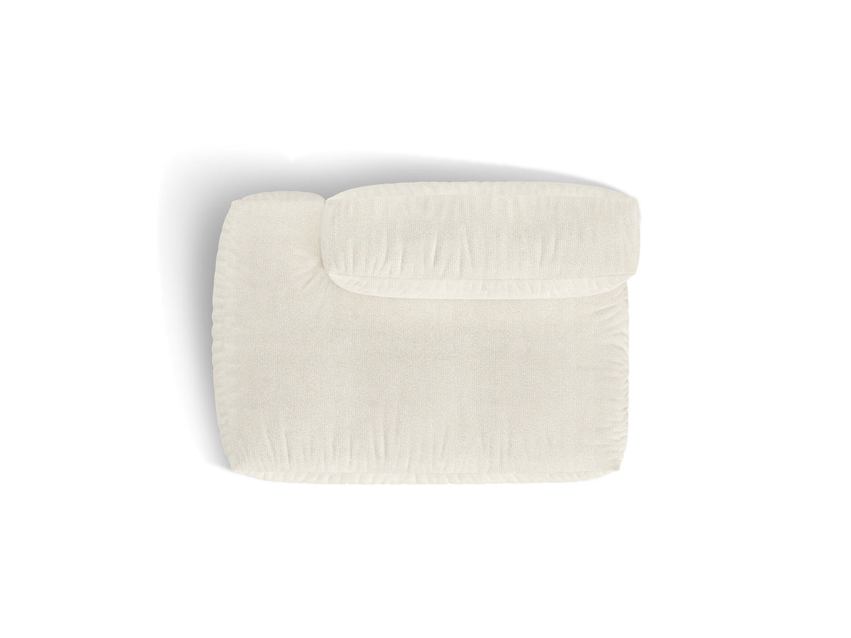 2-Sitzer Sofaelement links Martina in Ivory-Monet präsentiert im Onlineshop von KAQTU Design AG. Modulares Sofa ist von Micadoni