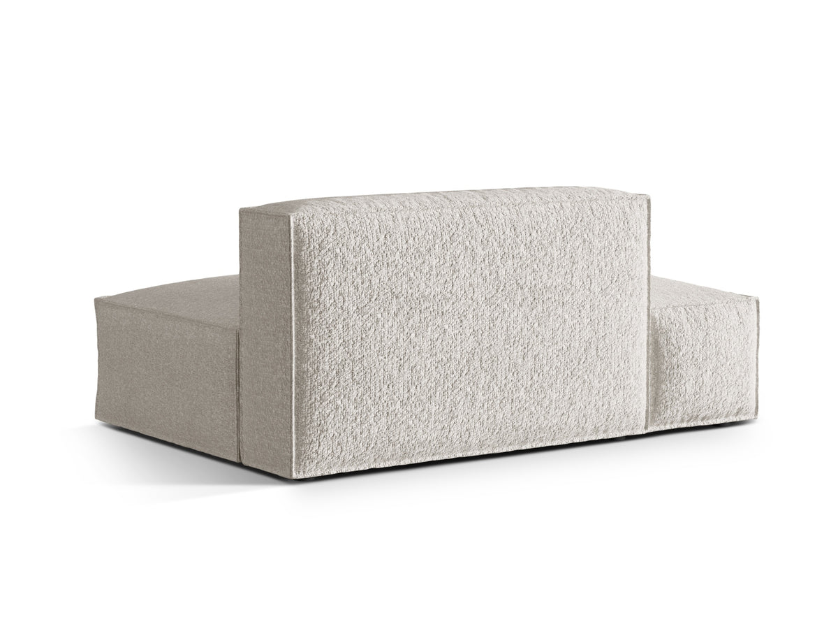 Nuria Boucle Modular Sofa links 3 Sitzer in Grey Beige Melange-Monet präsentiert im Onlineshop von KAQTU Design AG. Modulares Sofa ist von Micadoni