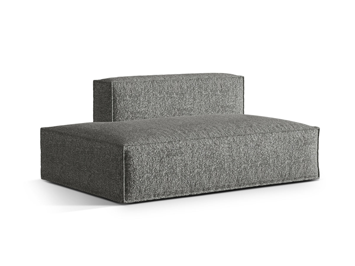Nuria Boucle Modular Sofa links 3 Sitzer in Graphite-Monet präsentiert im Onlineshop von KAQTU Design AG. Modulares Sofa ist von Micadoni