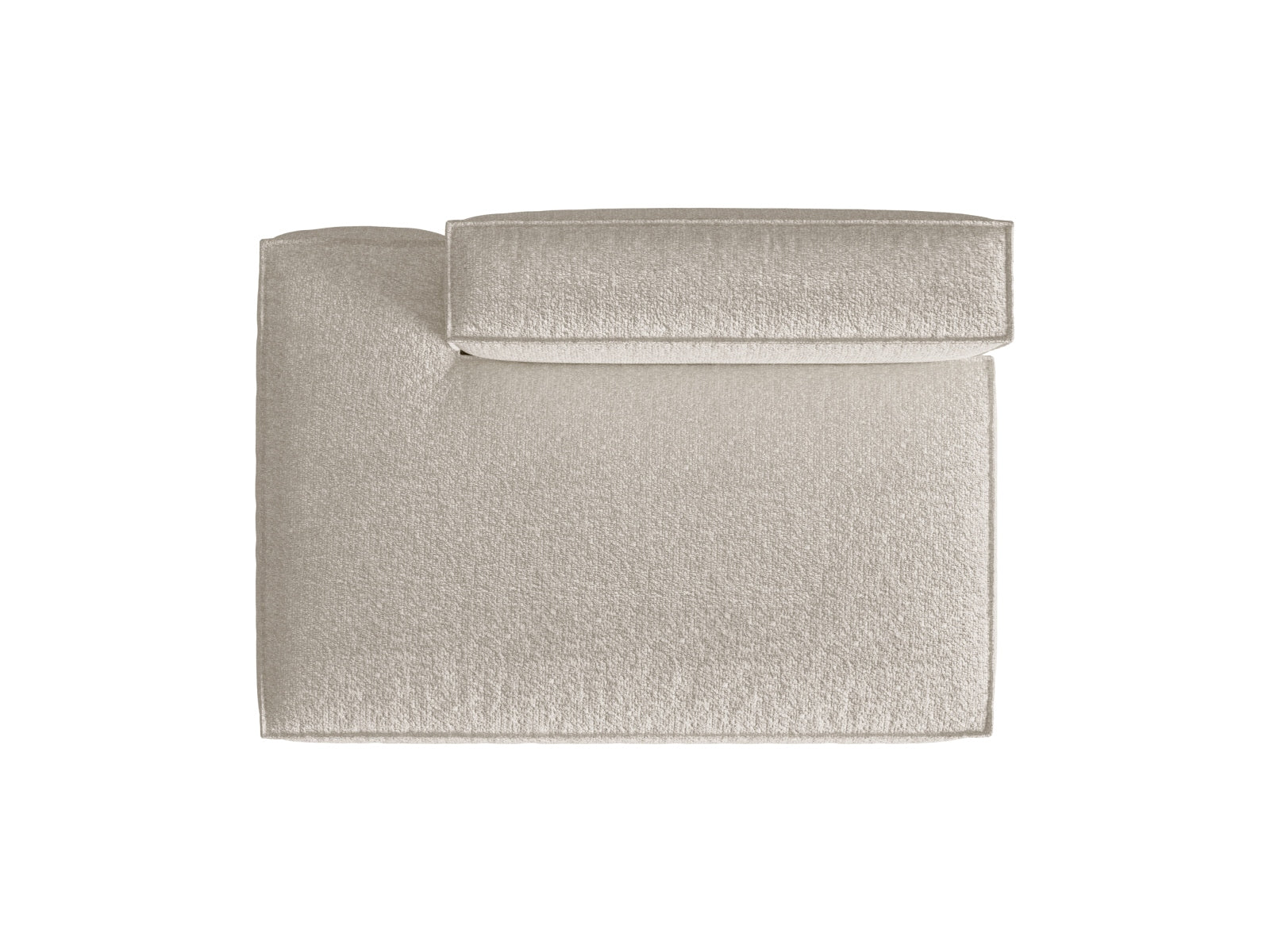 Elegantes, modulares 3-Sitzer Sofa Nuria Boucle von Micadoni, ideal für kreative Raumgestaltungen und gemütliche Wohnatmosphäre.