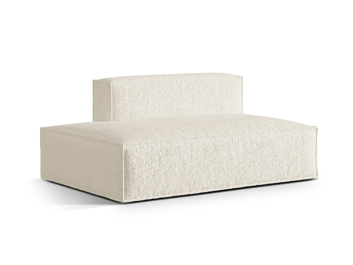 Nuria Boucle Modular Sofa links 3 Sitzer in Ivory-Monet präsentiert im Onlineshop von KAQTU Design AG. Modulares Sofa ist von Micadoni