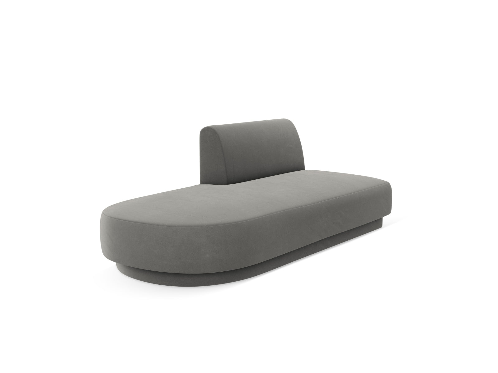 Miley Sitting Module Open links 2 Sitzer in Light Grey präsentiert im Onlineshop von KAQTU Design AG. Modulares Sofa ist von Micadoni