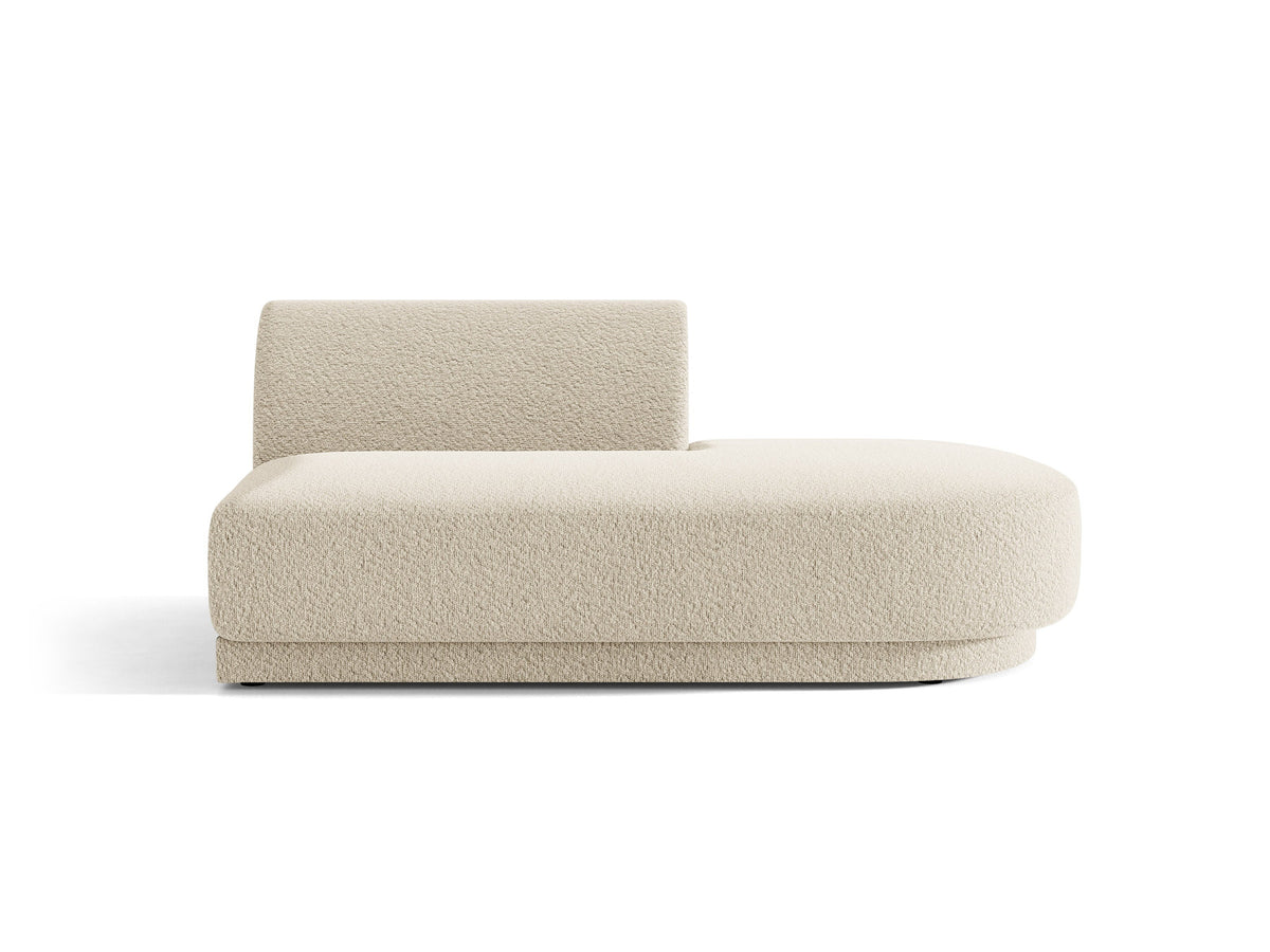Miley Sitting Module Open rechts 2 Sitzer in Beige-Baloo präsentiert im Onlineshop von KAQTU Design AG. Modulares Sofa ist von Micadoni