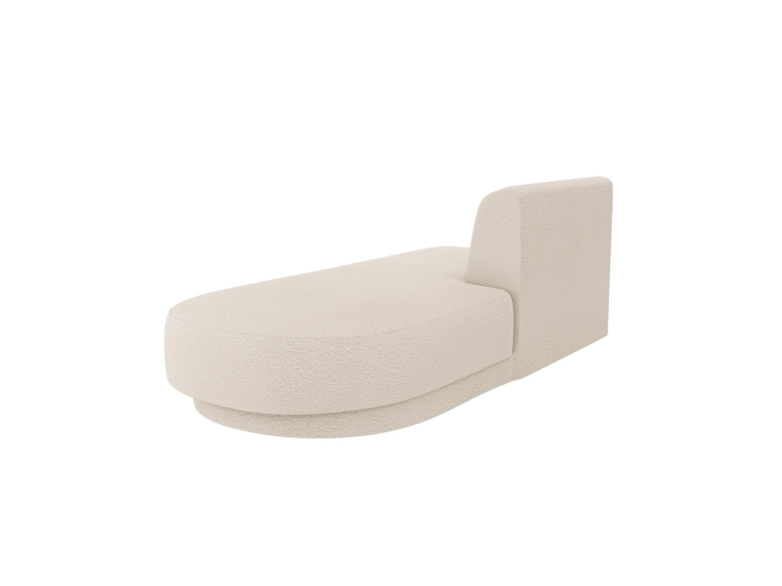 Miley Sitting Module Open rechts 2 Sitzer in Beige präsentiert im Onlineshop von KAQTU Design AG. Modulares Sofa ist von Micadoni
