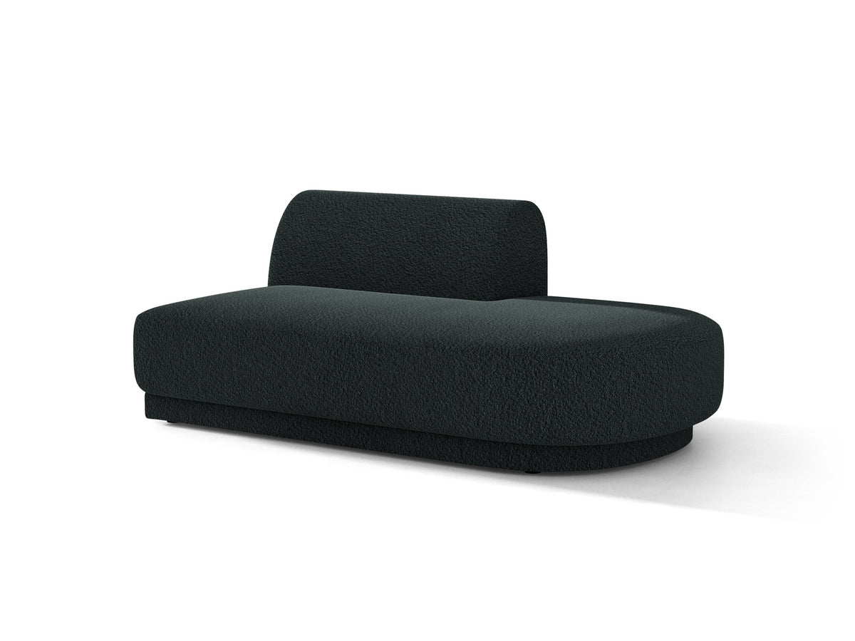Miley Sitting Module Open rechts 2 Sitzer in Black-Baloo präsentiert im Onlineshop von KAQTU Design AG. Modulares Sofa ist von Micadoni