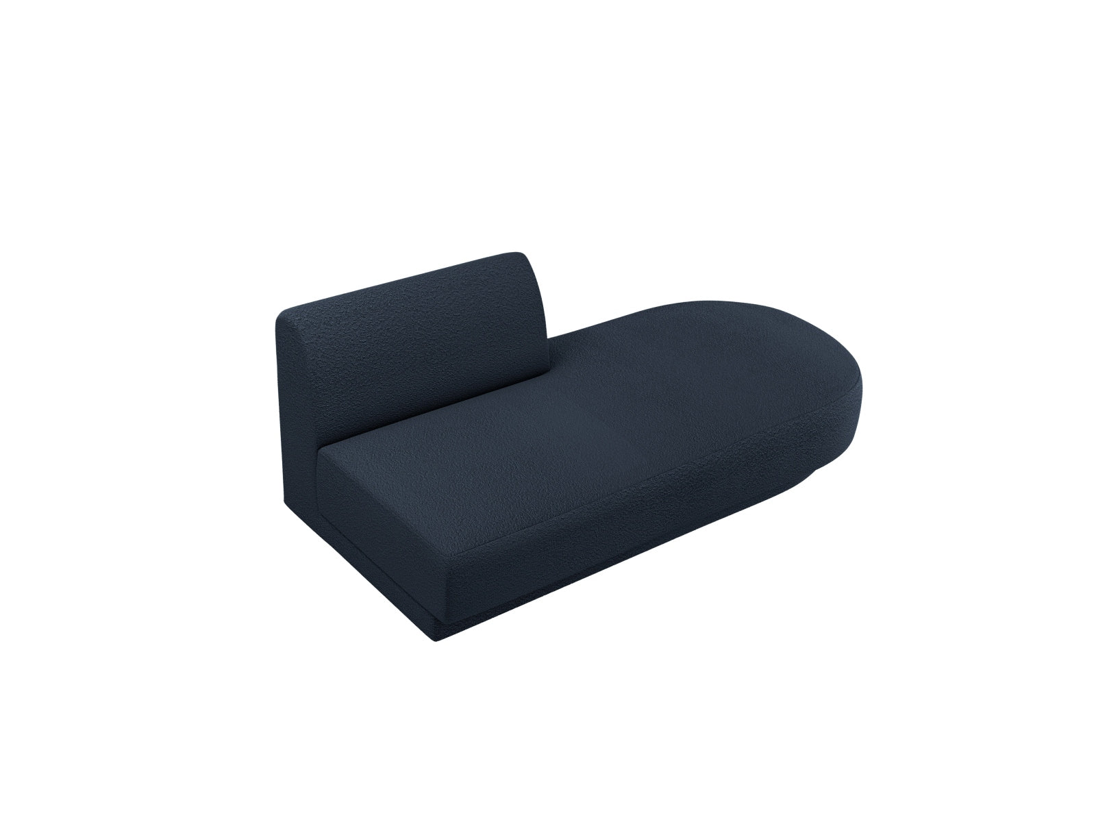 Miley Sitting Module Open rechts 2 Sitzer in Dark Blue präsentiert im Onlineshop von KAQTU Design AG. Modulares Sofa ist von Micadoni