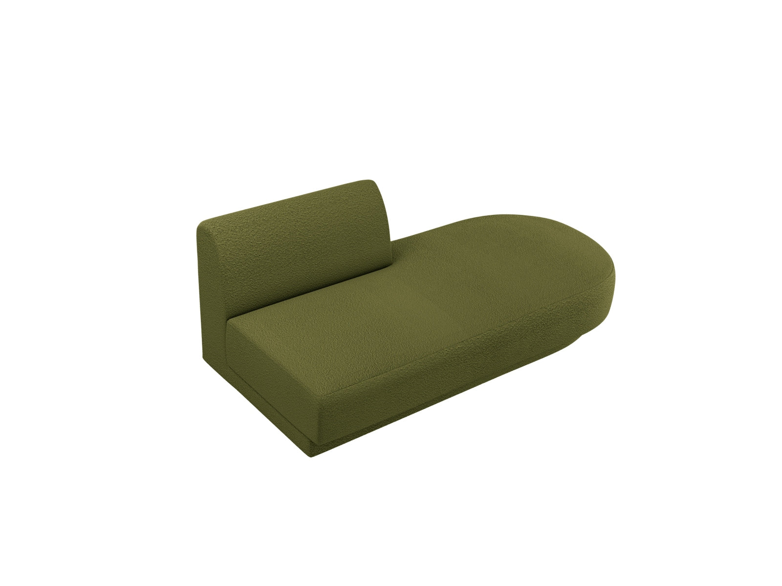 Miley Sitting Module Open rechts 2 Sitzer in Dark Olive Green präsentiert im Onlineshop von KAQTU Design AG. Modulares Sofa ist von Micadoni