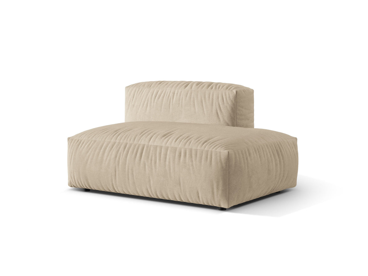 Martina Sofa rechts 2 Sitzer in Light Beige-Vogue präsentiert im Onlineshop von KAQTU Design AG. Modulares Sofa ist von Micadoni