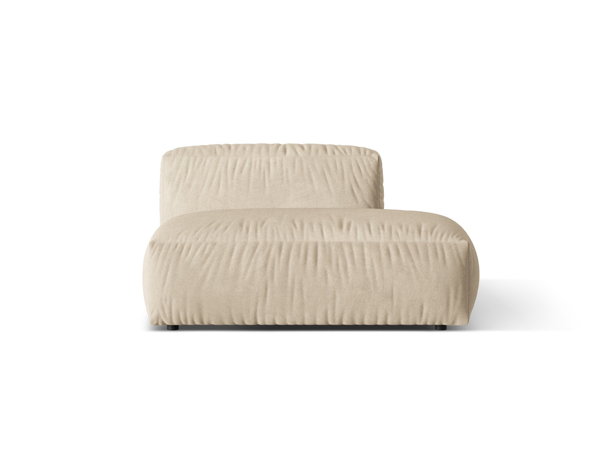 Martina Sofa rechts 2 Sitzer in Light Beige-Vogue präsentiert im Onlineshop von KAQTU Design AG. Modulares Sofa ist von Micadoni