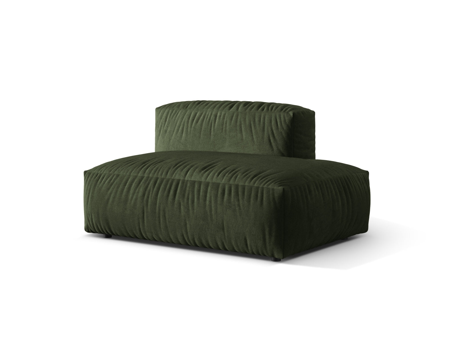 Elegantes Martina Sofa rechts im 2-Sitzer-Design, ideal für stilvolle Wohnräume. Hochwertige Verarbeitung von Micadoni in trendigem Green-Vogue.